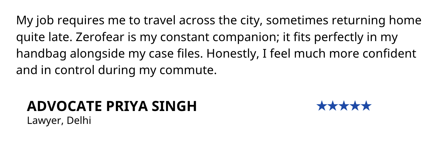 Testimonial Customer Zerofear 2